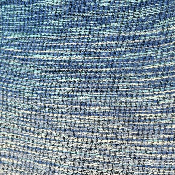 Shoshanna Revolve Helena Ombre Tweed Dress Size 0 Blue with Pockets Fit & Flare - Picture 12 of 15